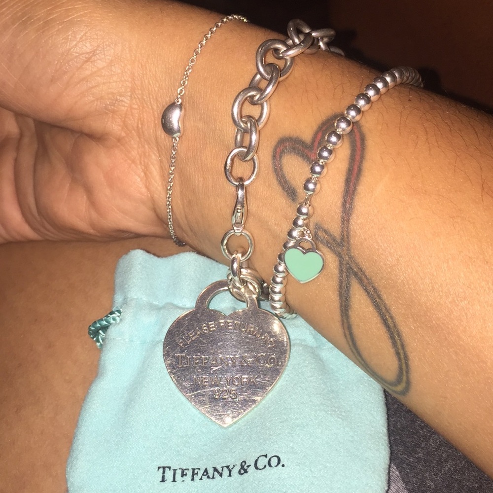 Showing some of my T&Co bracelet collection
